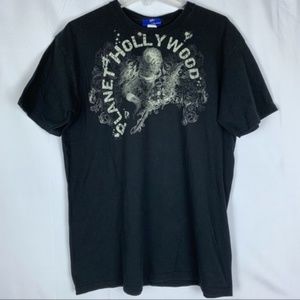 Planet Hollywood men's black graphic tee, XL